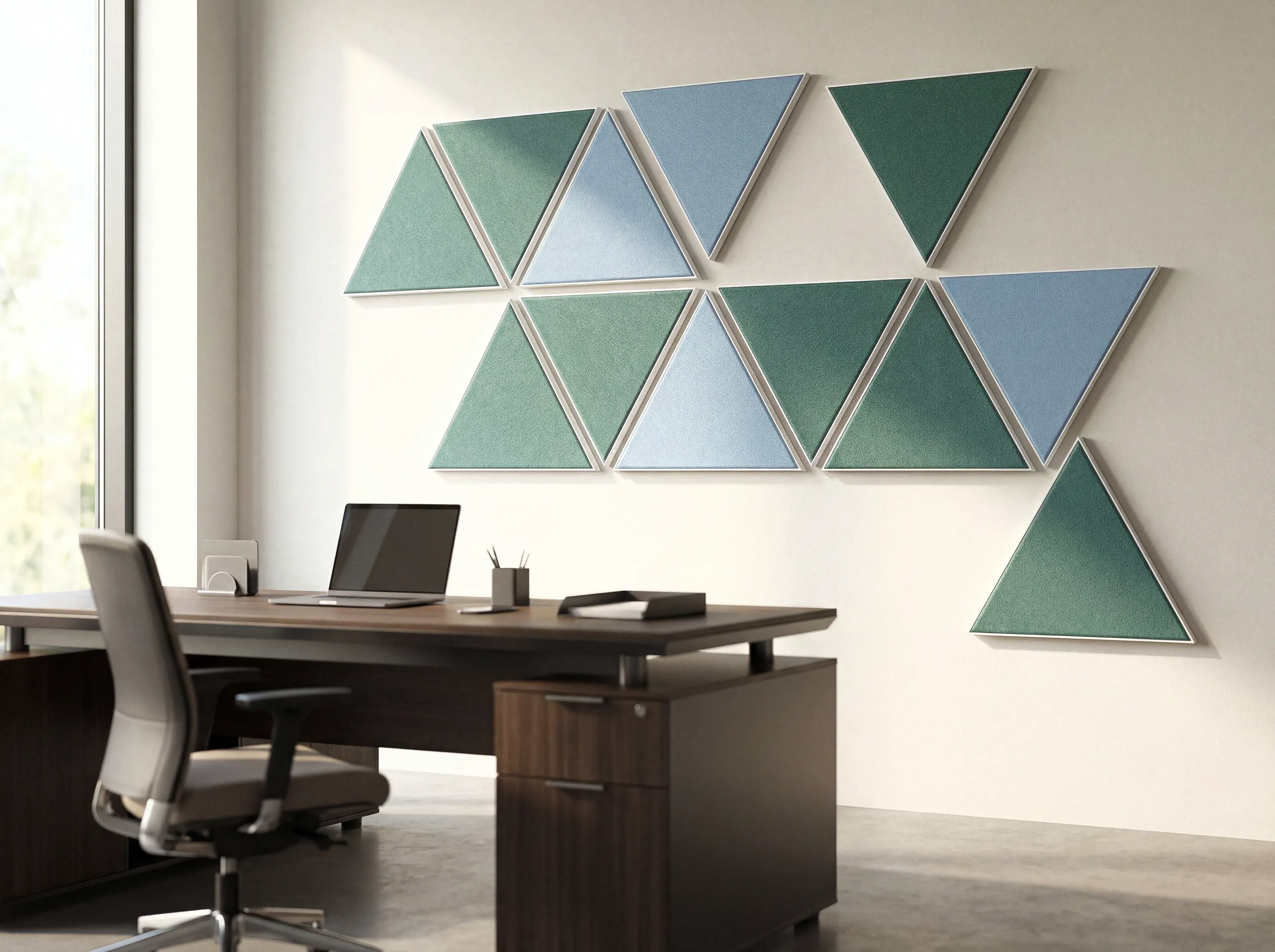 Fabacoustic — acoustic panel with swappable graphics