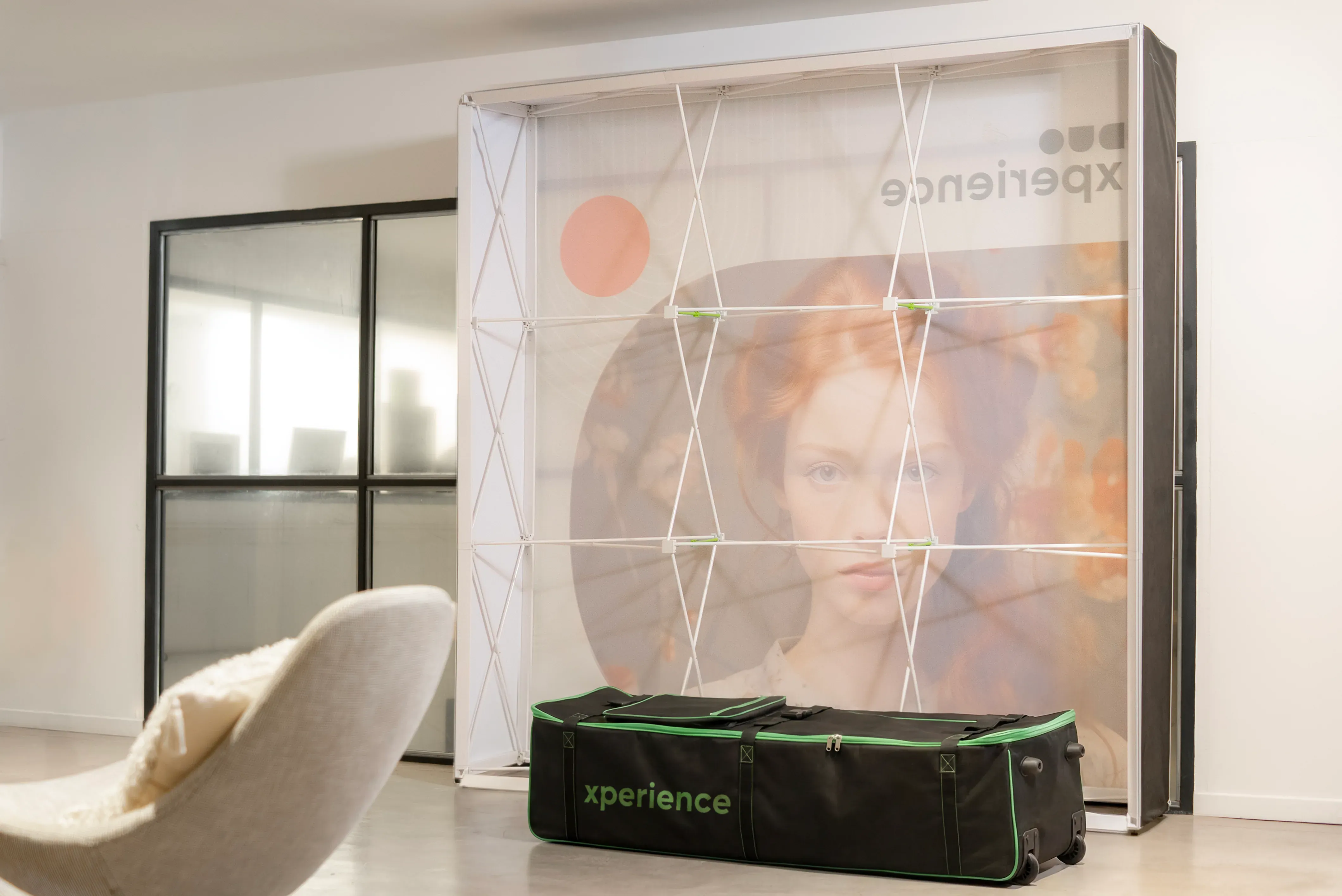 Autonomy at Every Step — portable exhibition display