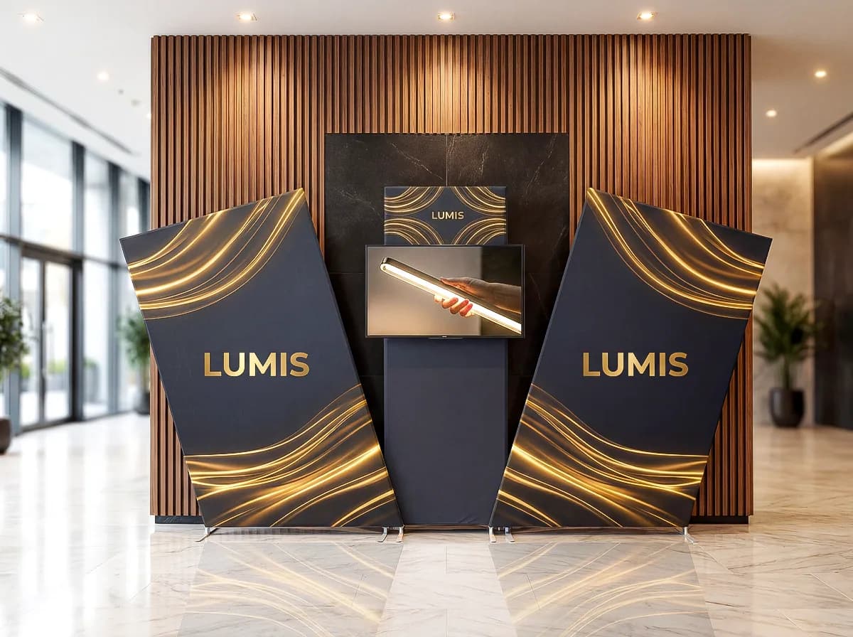 Tubular stands -- portable exhibition booths