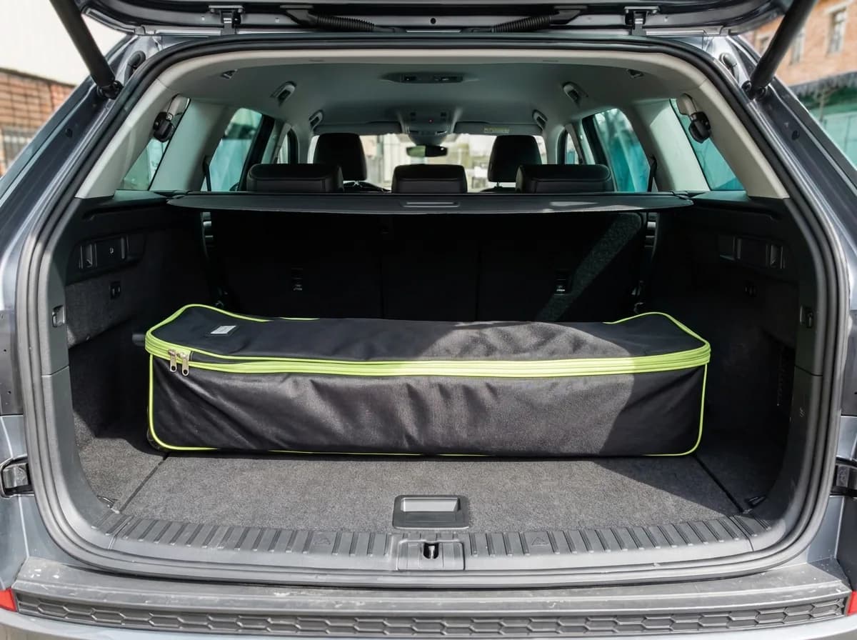 Travel-friendly -- compact bag fits in any vehicle