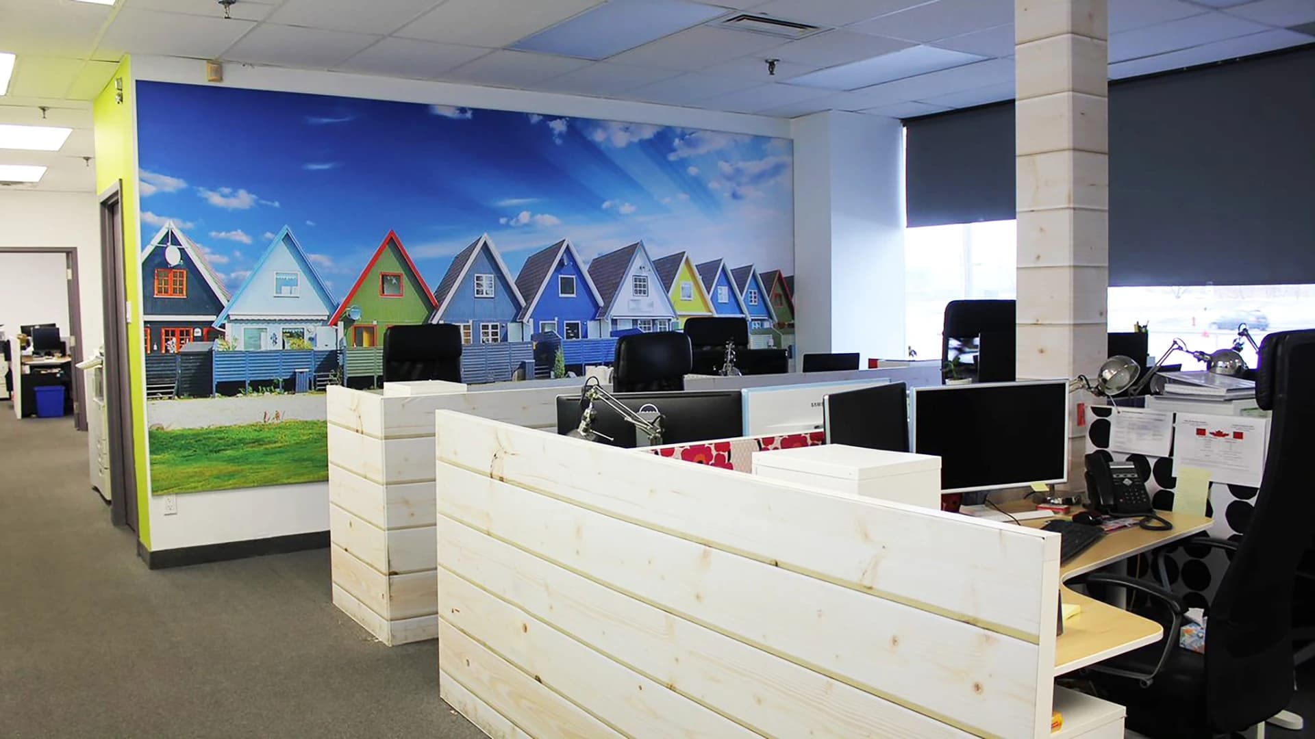 Wall frame — elegant textile frame for corporate and retail spaces